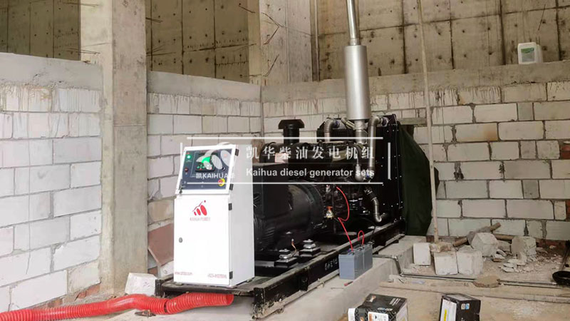 桂林一台200KW上柴柴油发电机组调试交付